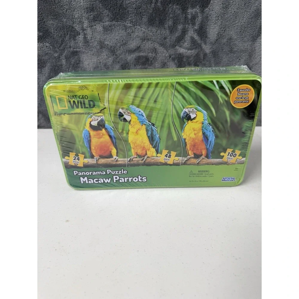 2014 NAT GEO WILD Panorama Puzzle, Macaw New